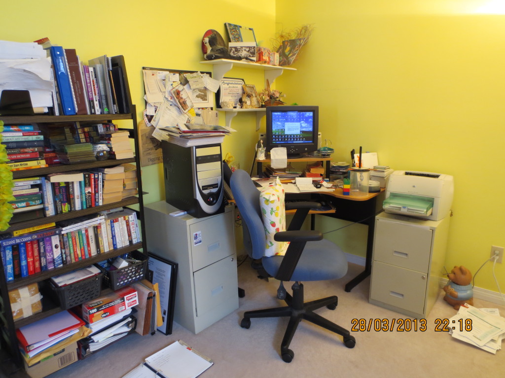Before-my messy office