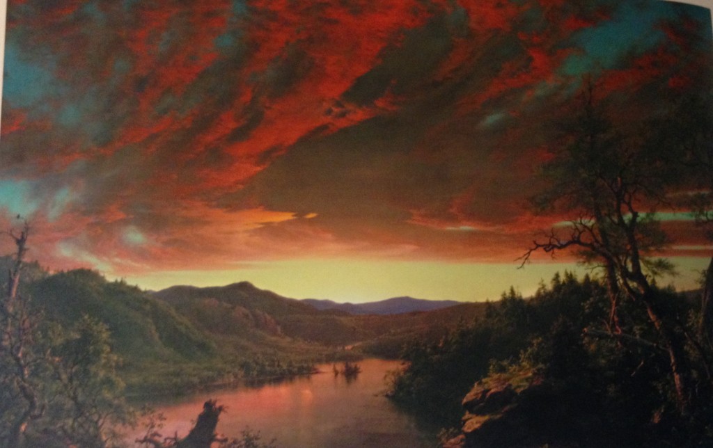 Frederic Edwin Church, Twilight in the Wilderness, 1860. Cleveland Museum of Art. (Photograph taken by author.)