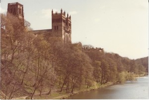 Durham Cathedral from riverbank